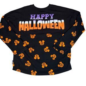 Disney Parks Glow In Dark Happy Halloween Mickey Minnie Youth Spirit Jersey XL